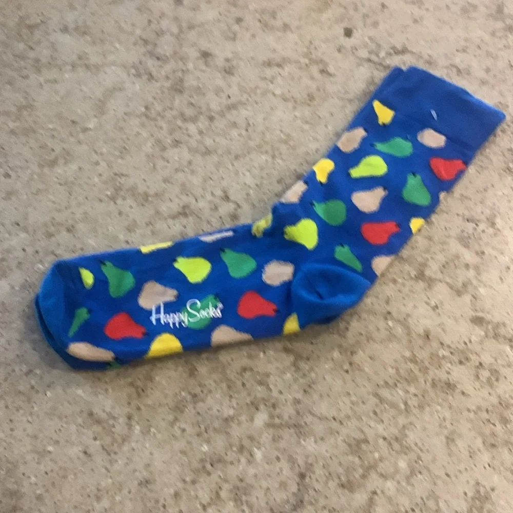 NWOT Happy Socks - Pear Socks